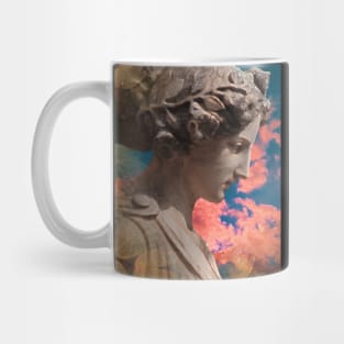 Aesthetics, darkness, gothic, romantic, moon, dark academia, love, romantic, statue, vintage, retro, artistic, artsy, classy, butterfly, flowers, floral Mug